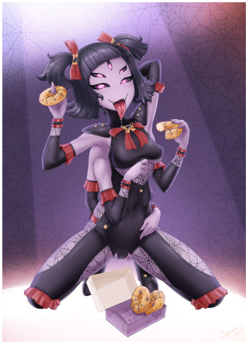 (Slackerburst) Muffet With Donuts cover
