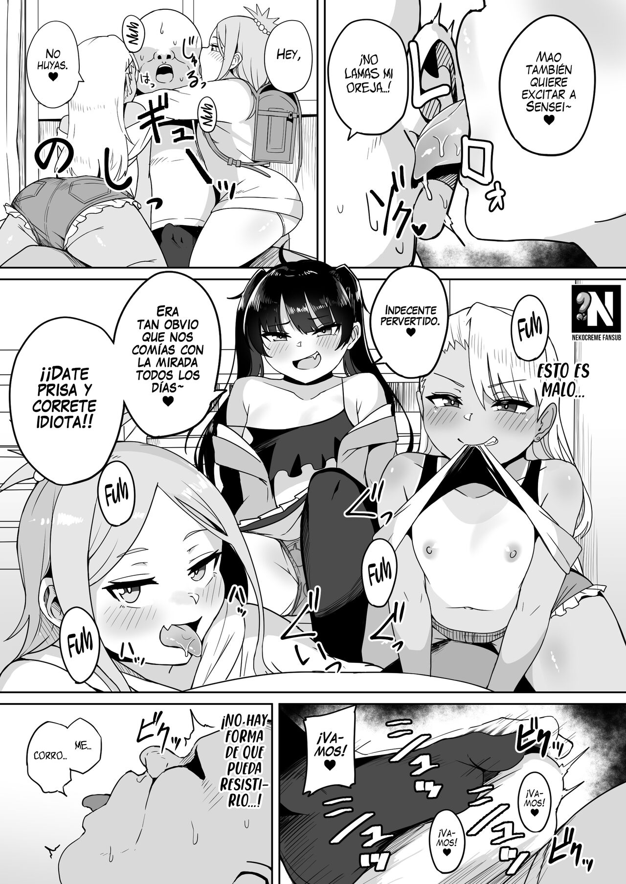 Mesugaki Gakkyuu Houkago Shidou | Orientación Extraescolar con una Clase de Niñas page 6 full