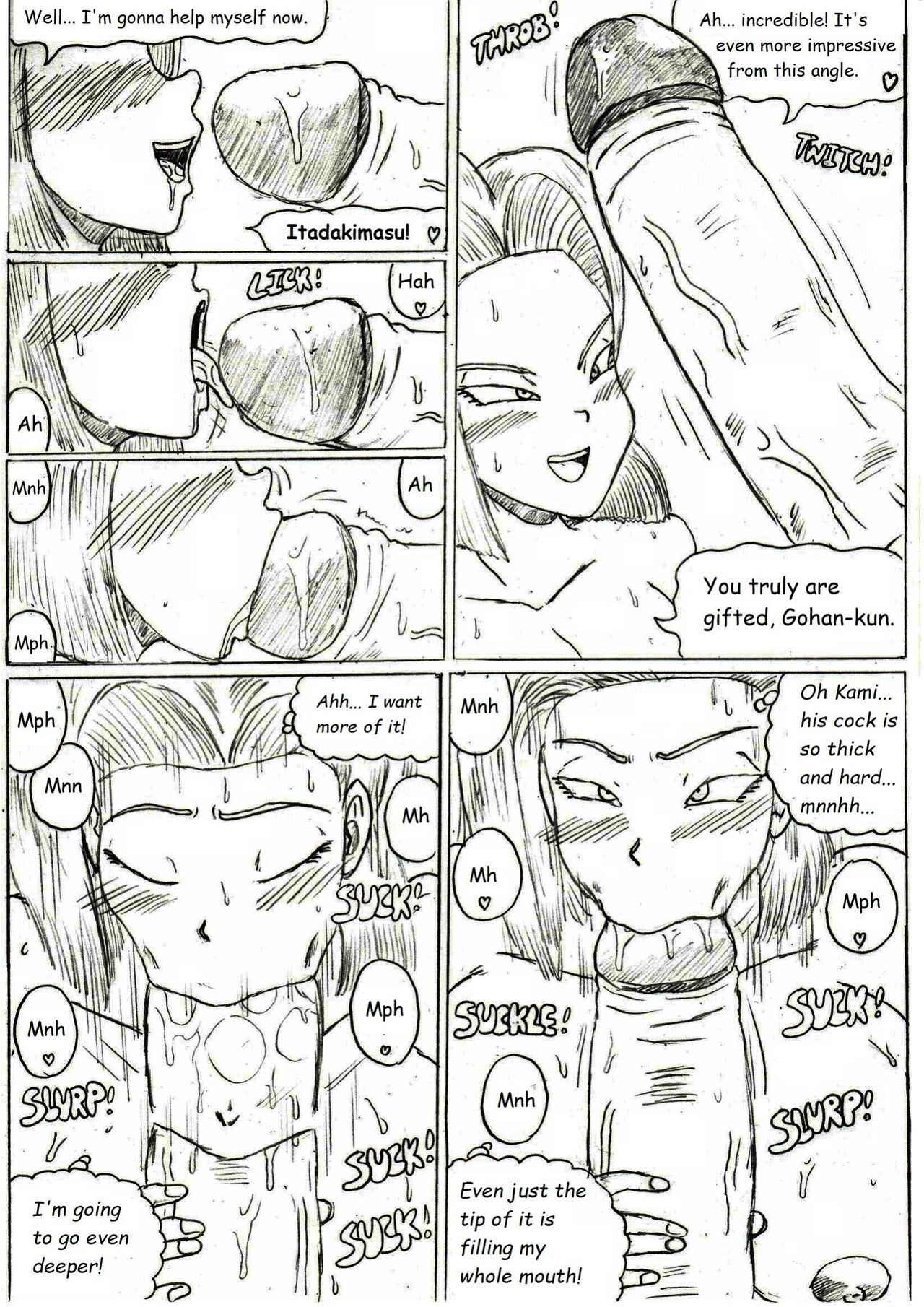 Son Bathing - Gohan X Android 18 page 11 full