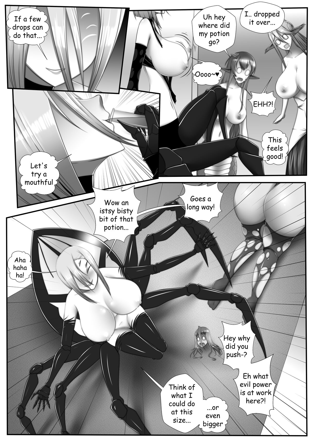 Monster Musume Giantess Comic page 6 full