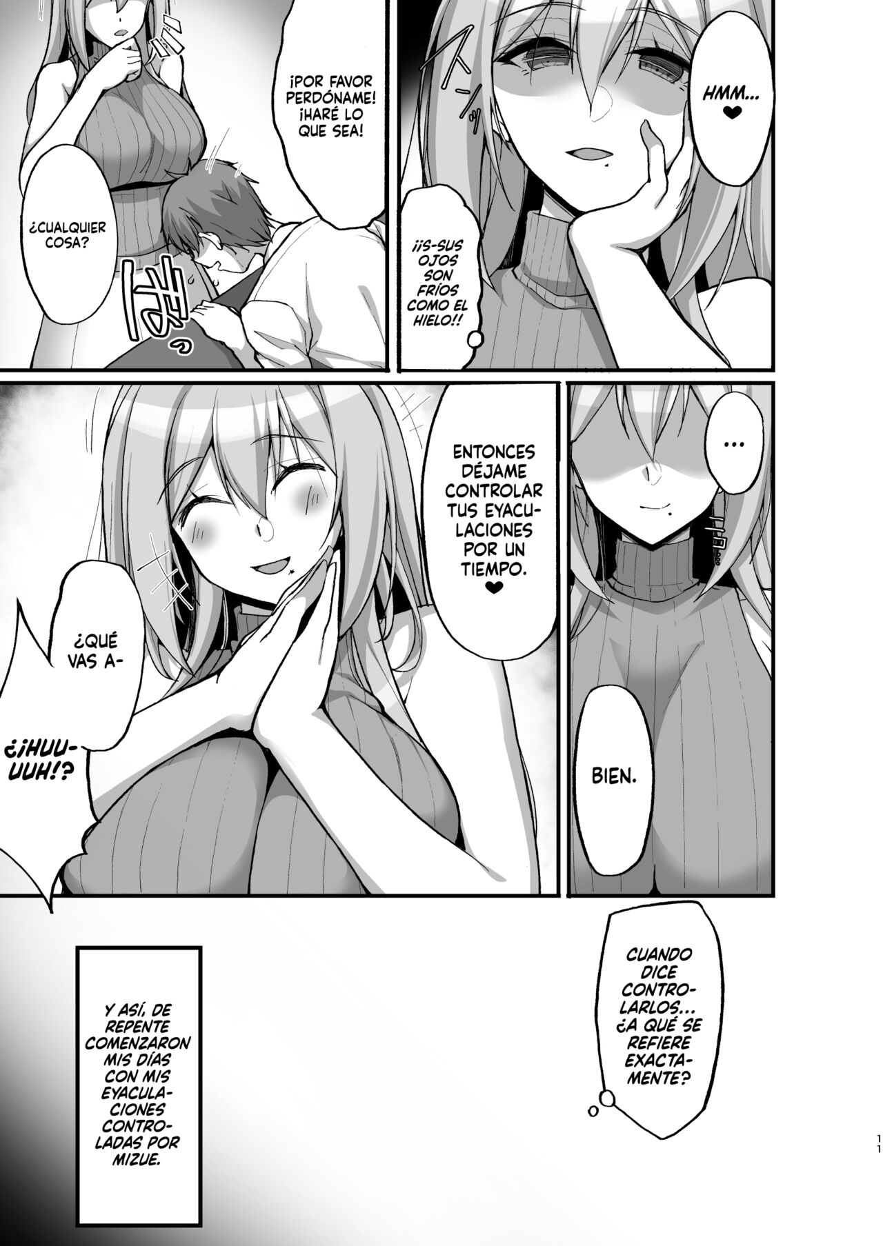Ecchi na Onee-san wa, Suki desu ka? 3 ~Tonari no Onee-san to Ikkagetsukan, Shasei Kanri to Sakusei Seikatsu Hen~ page 11 full