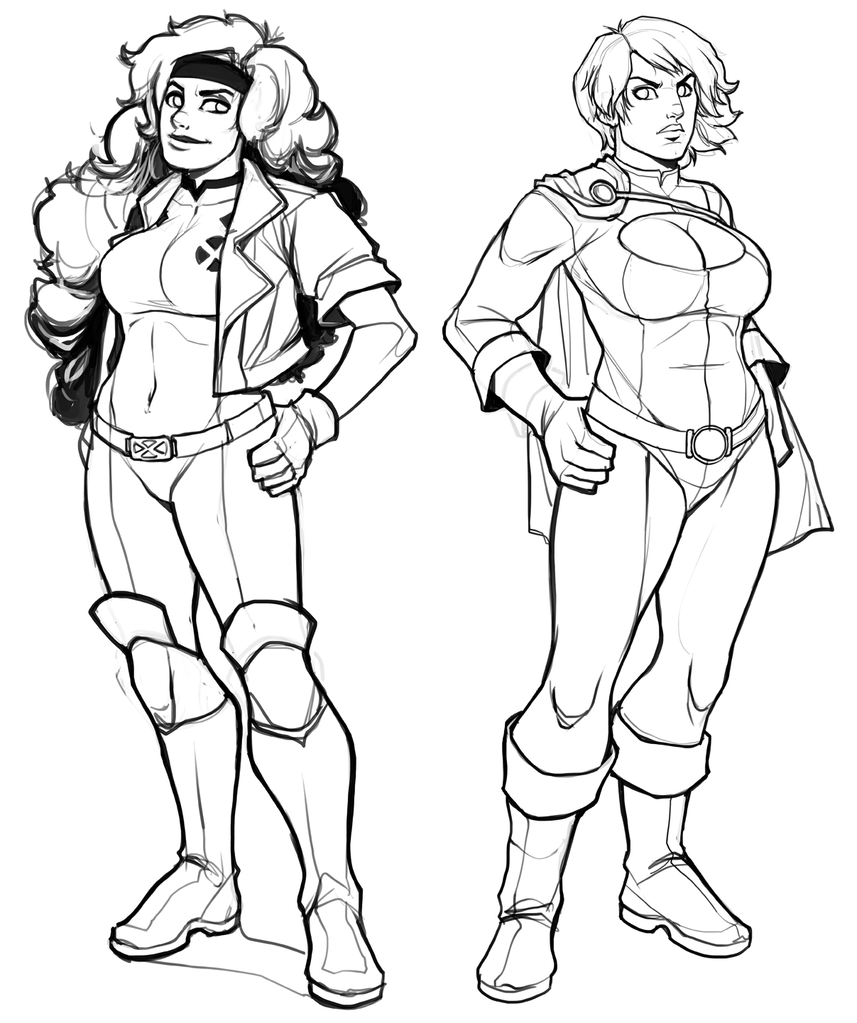 X-Men / Marvel Gals page 1 full