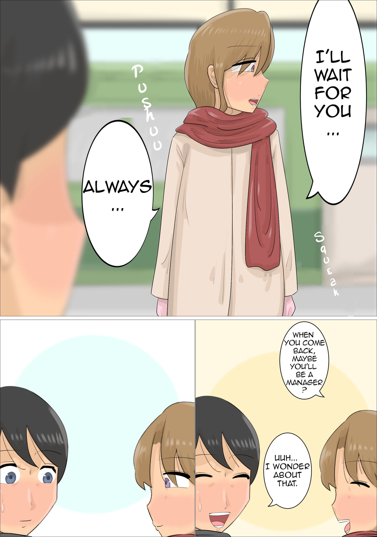 Enkyori Renai Chuu ni Dokushin Oba-san o Ninshin sasete shimatta. | While in a Long-distance Relationship I Got my Single Boss Pregnant page 11 full