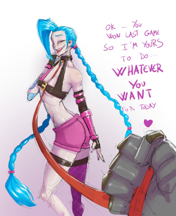 [Darkminou] Jinx mega booba skin cover