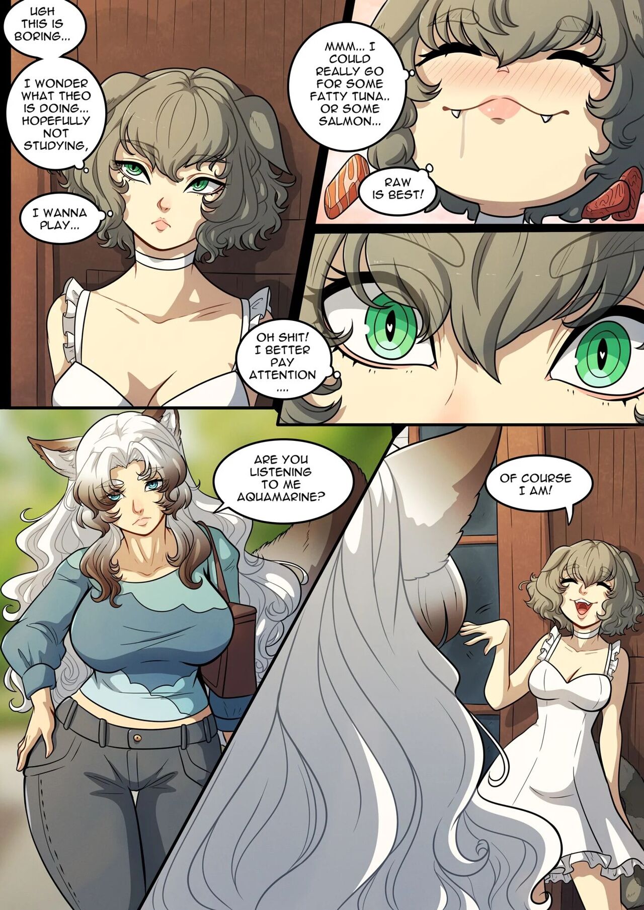 Feline Château  - 5 - english page 3 full