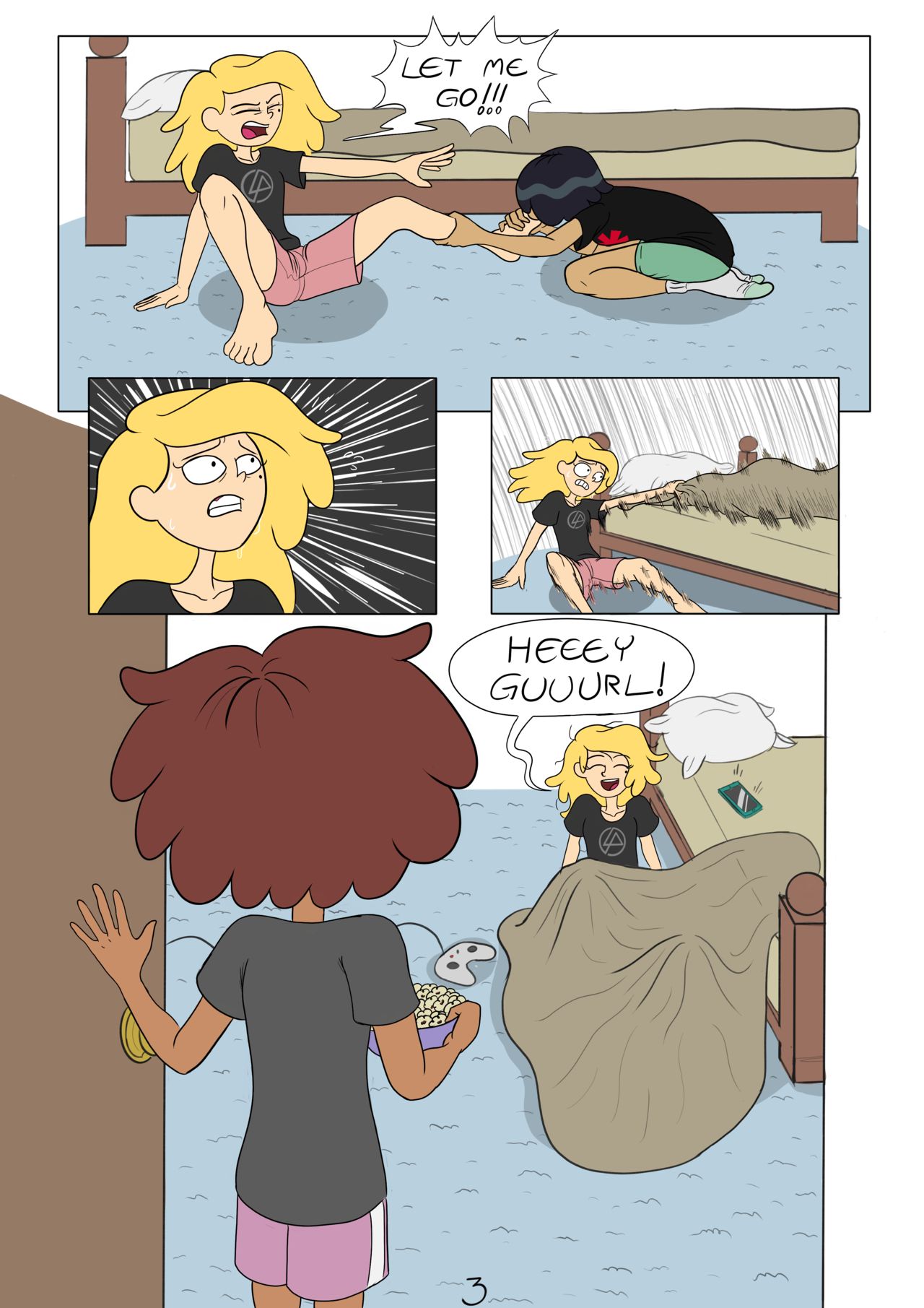 Amphibia /co/ Comic: Marcy Likes Feet + Bonus page 3 full