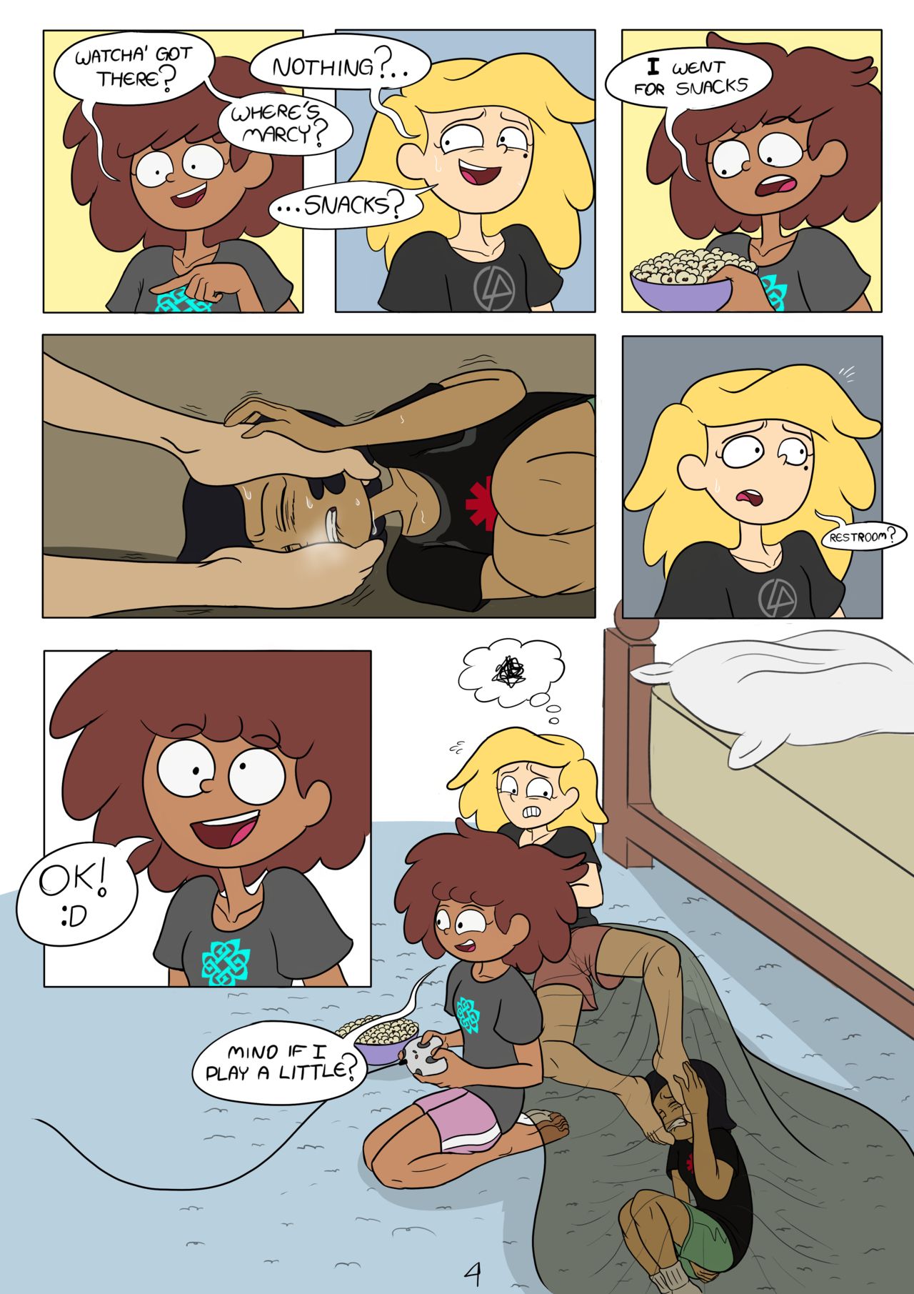 Amphibia /co/ Comic: Marcy Likes Feet + Bonus page 4 full