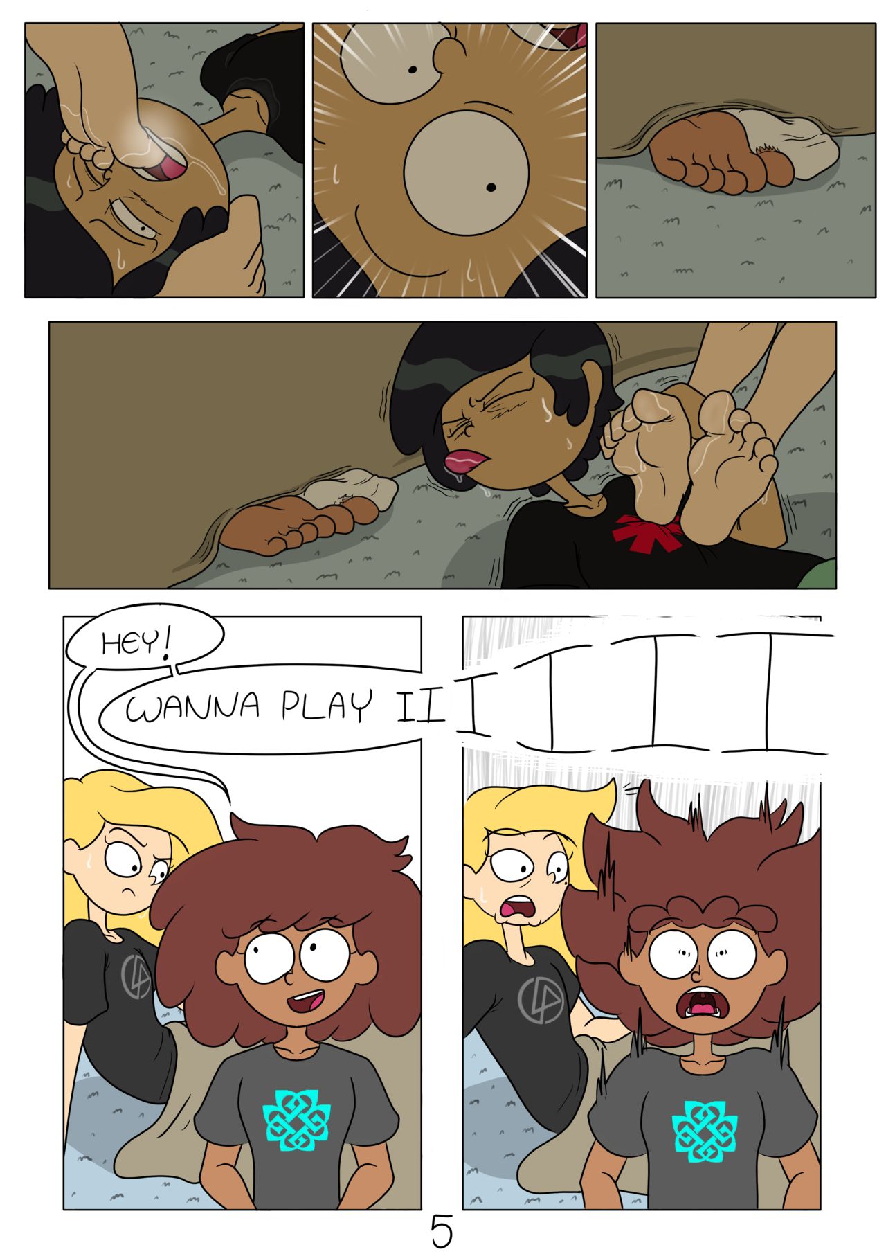 Amphibia /co/ Comic: Marcy Likes Feet + Bonus page 5 full