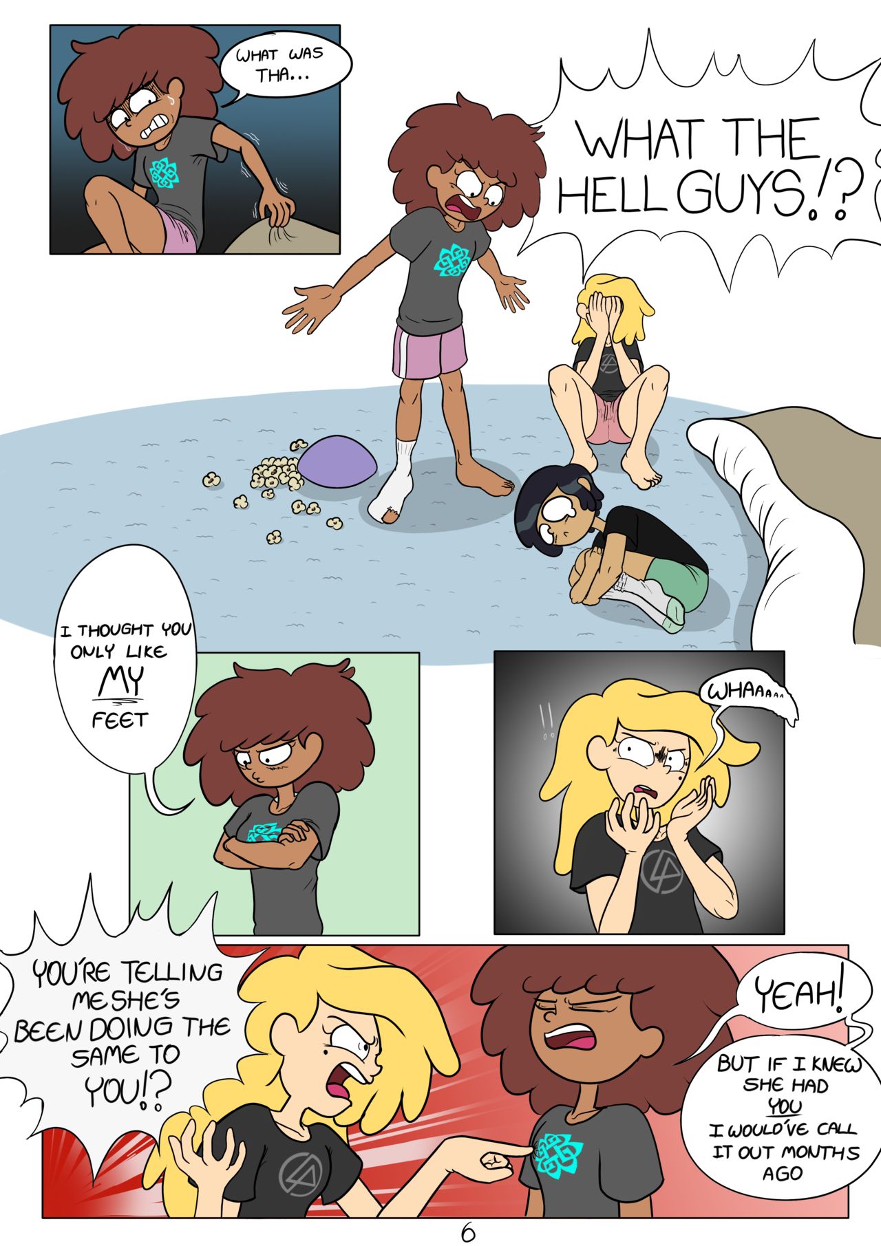 Amphibia /co/ Comic: Marcy Likes Feet + Bonus page 6 full