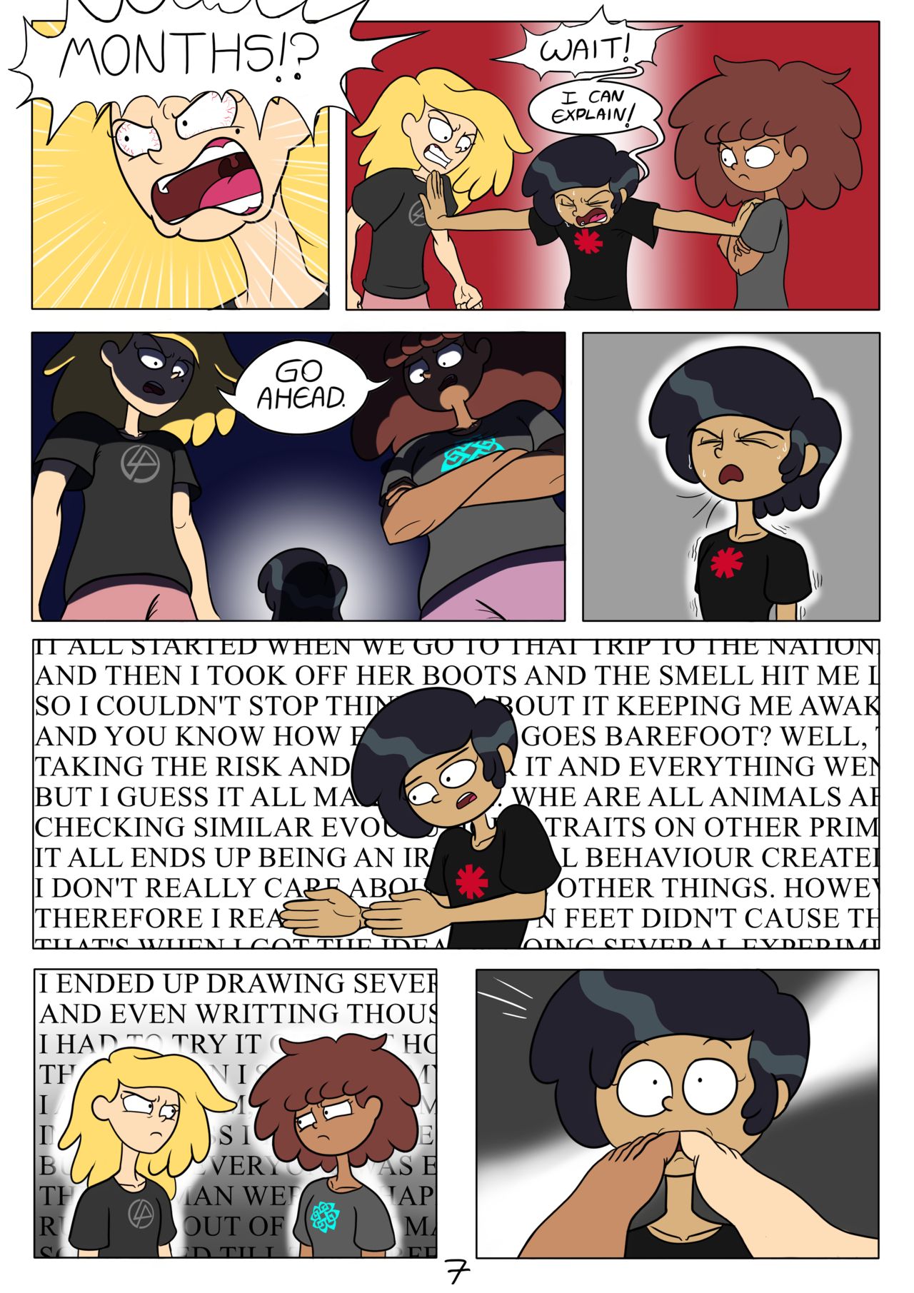 Amphibia /co/ Comic: Marcy Likes Feet + Bonus page 7 full