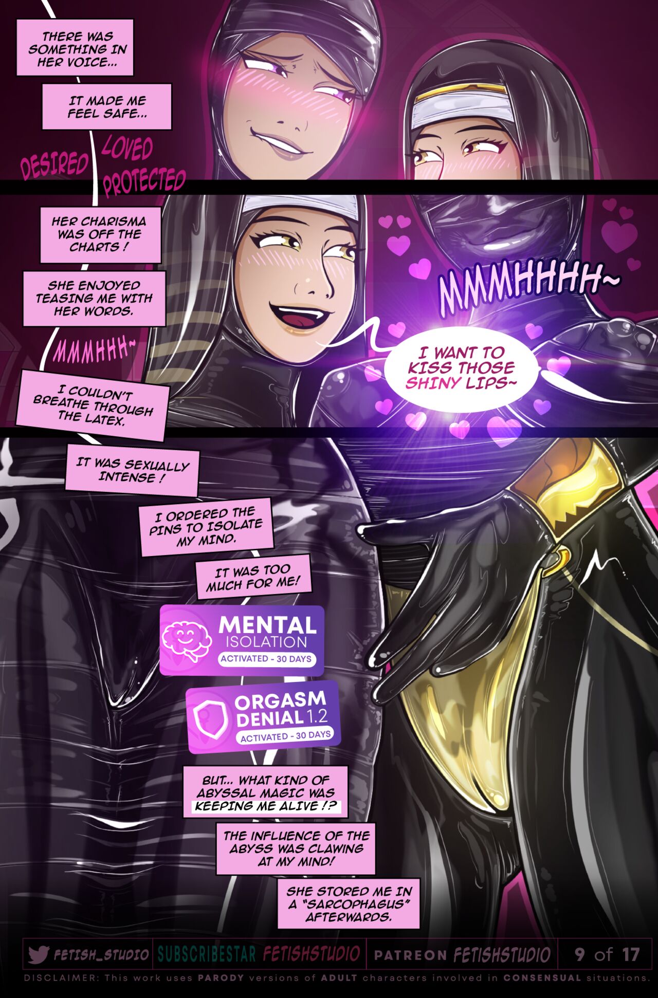 FETISH ABYSS | LATEX EGYPTIAN NUNS | Sisterhood of Pleasure | Original Story page 11 full