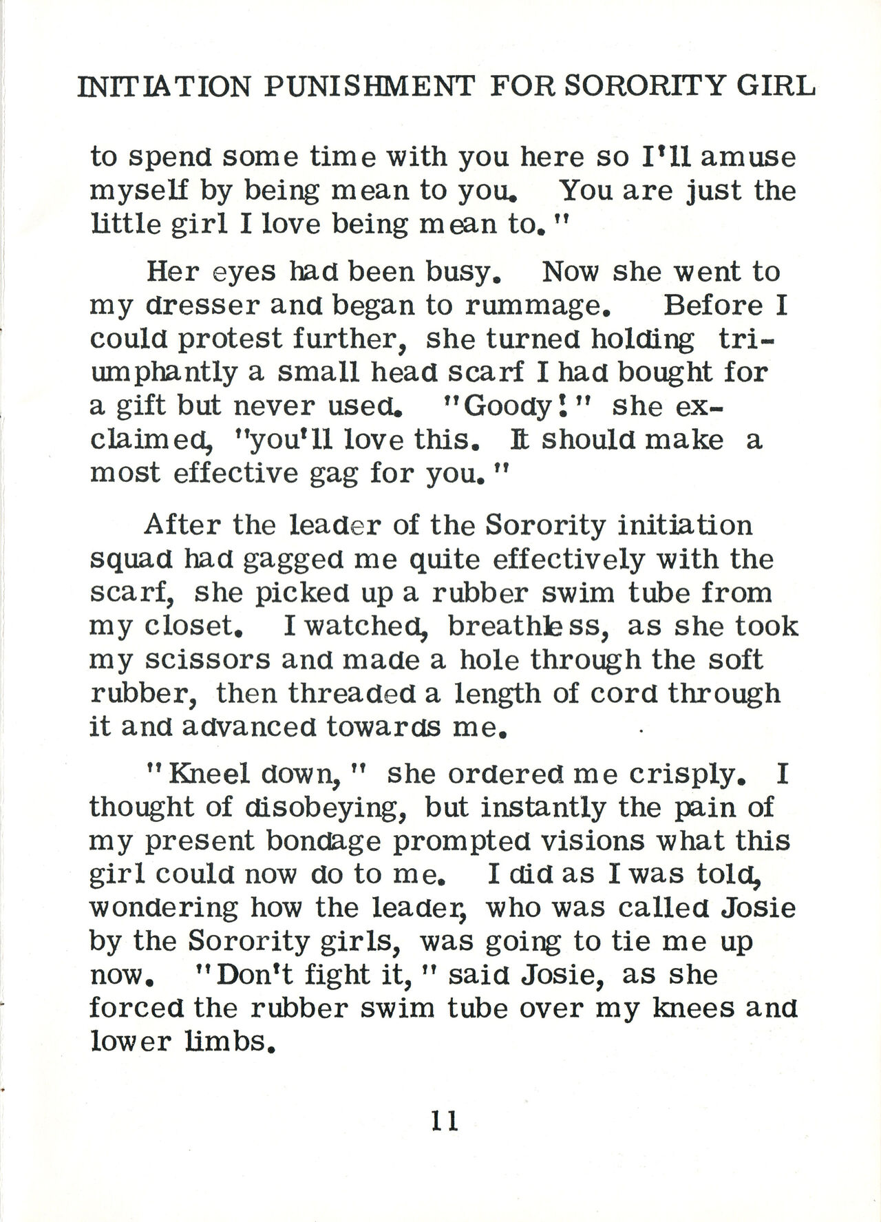 Initiation Punishment For Sorority Girl page 11 full