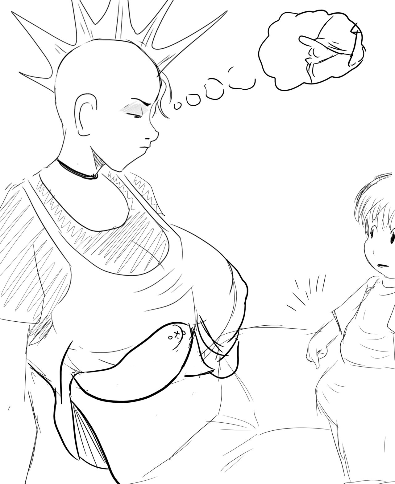 The Punk Babysitter and the Shota page 12 full