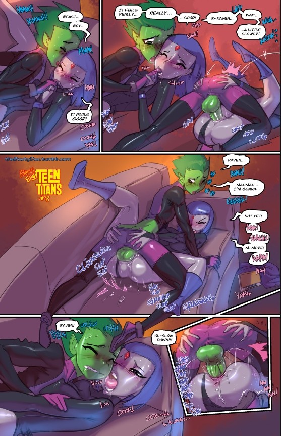 Teen Titans - Raven and Beast Boy page 8 full