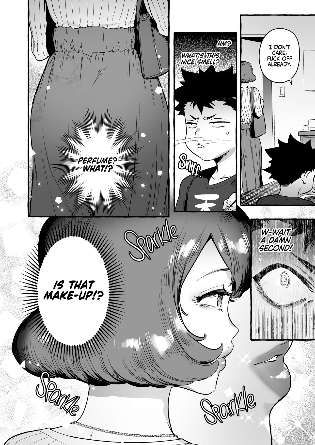 Omae no Kaa-chan Kyokondashi Sourou!! | Your Mom's Stacked !! And a Quick Shoot To Boot page 3 full