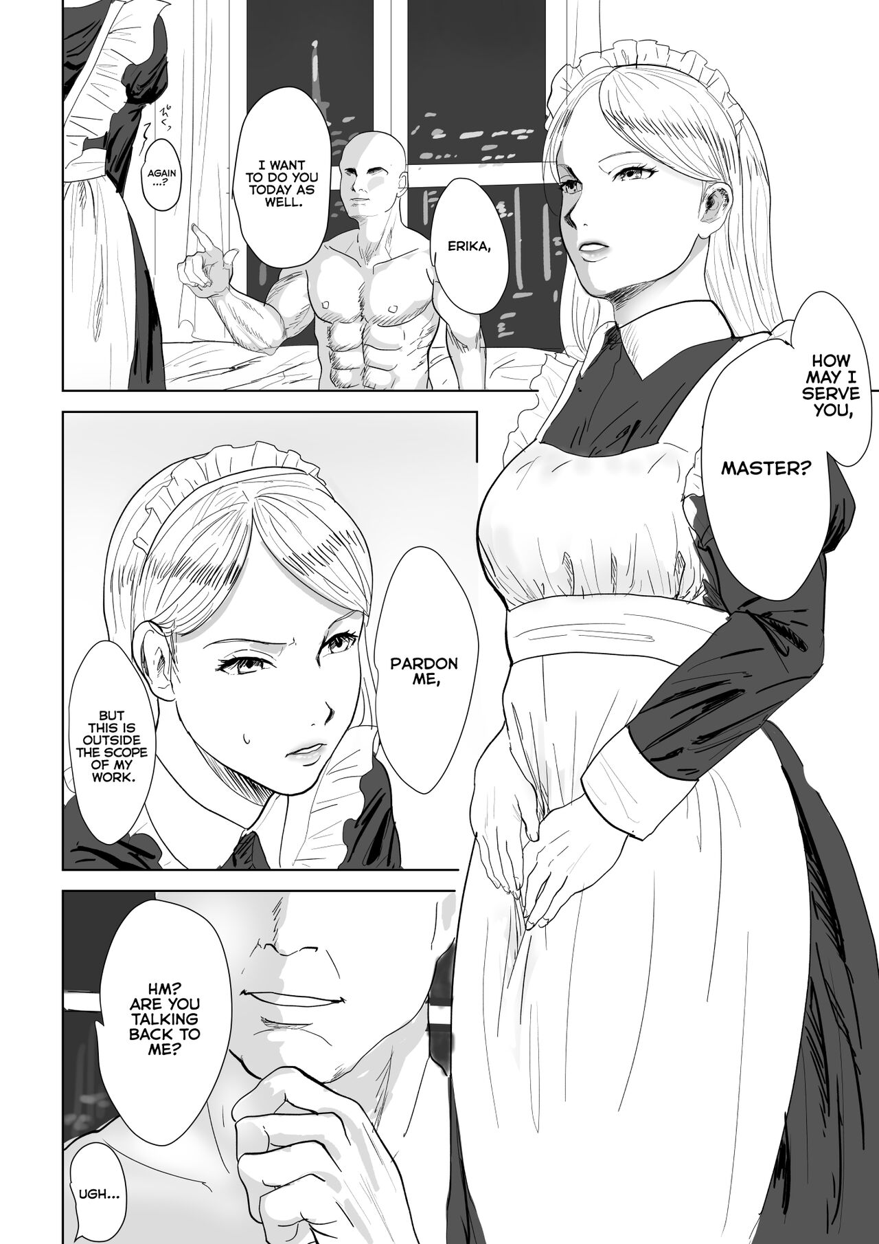 An eromanga about a Maid page 1 full