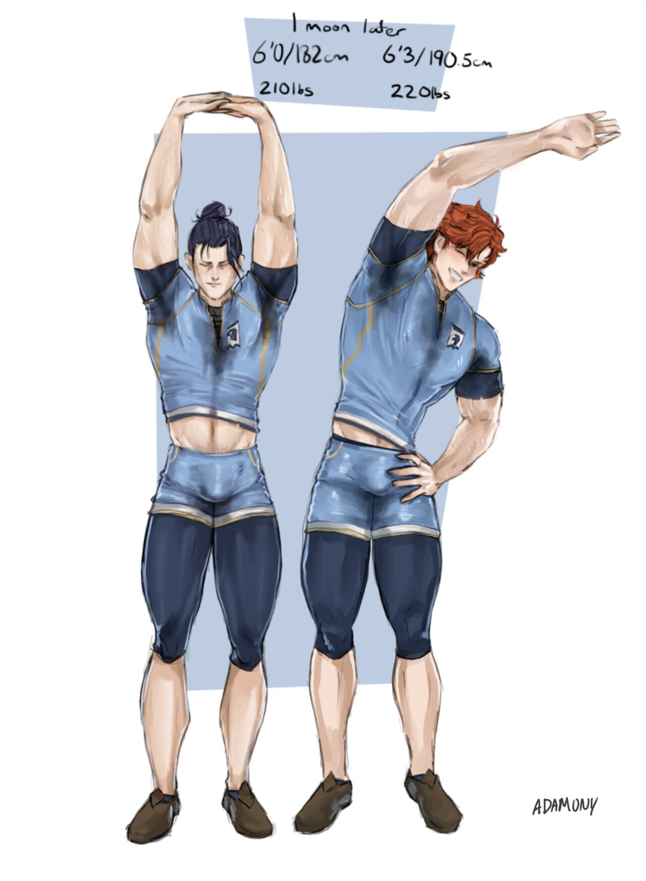 Felix and Sylvain Hit the Weights page 3 full