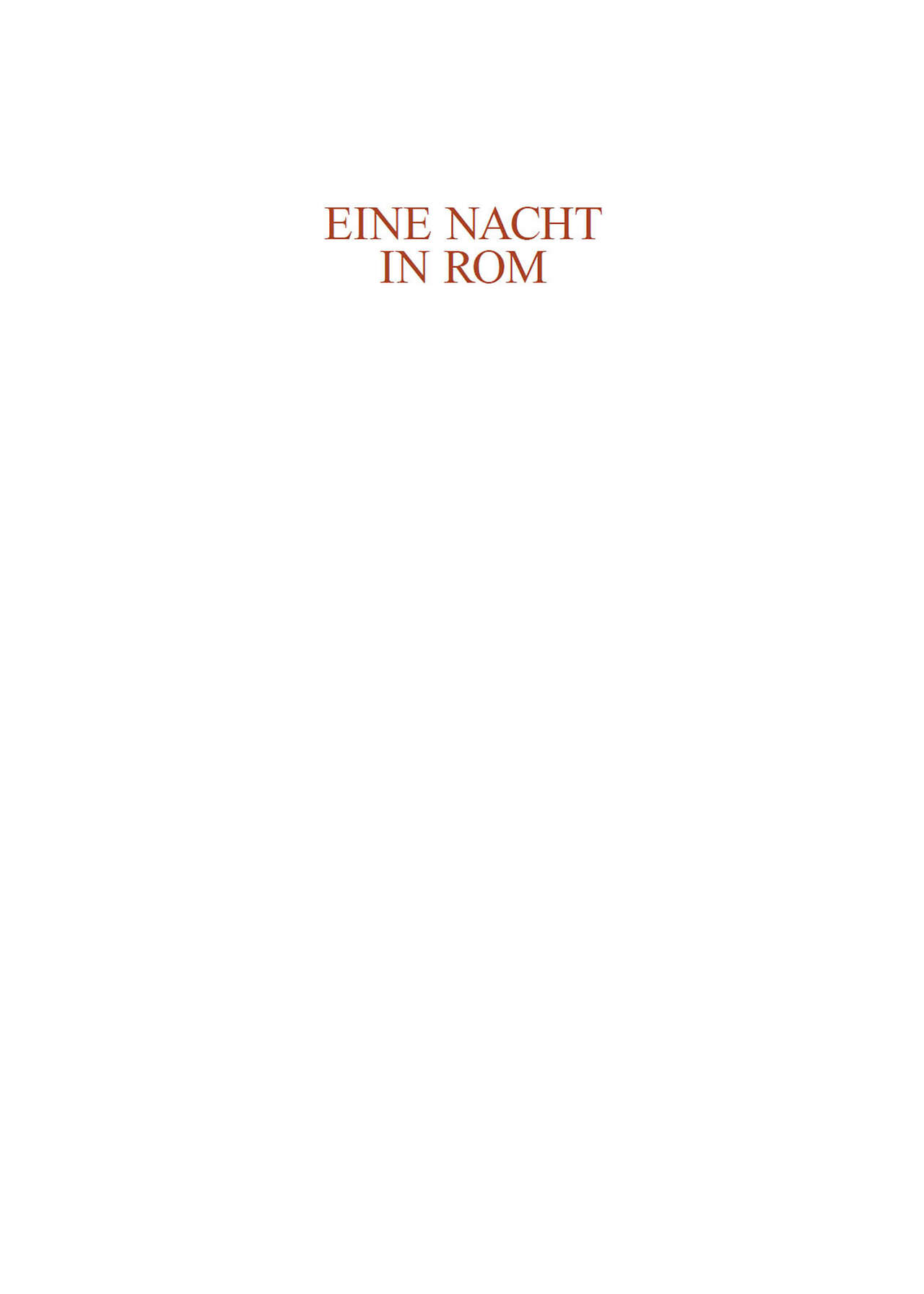 Une nuit à Rome | Eine Nacht in Rom – Band 1 page 3 full