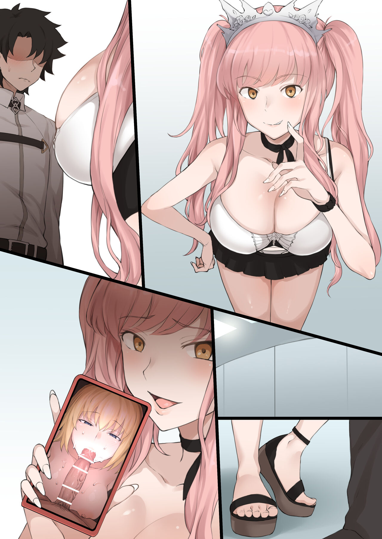メイヴの男に絆最大まで上げたジャンヌダルクを寝取られるエロ漫画 page 11 full
