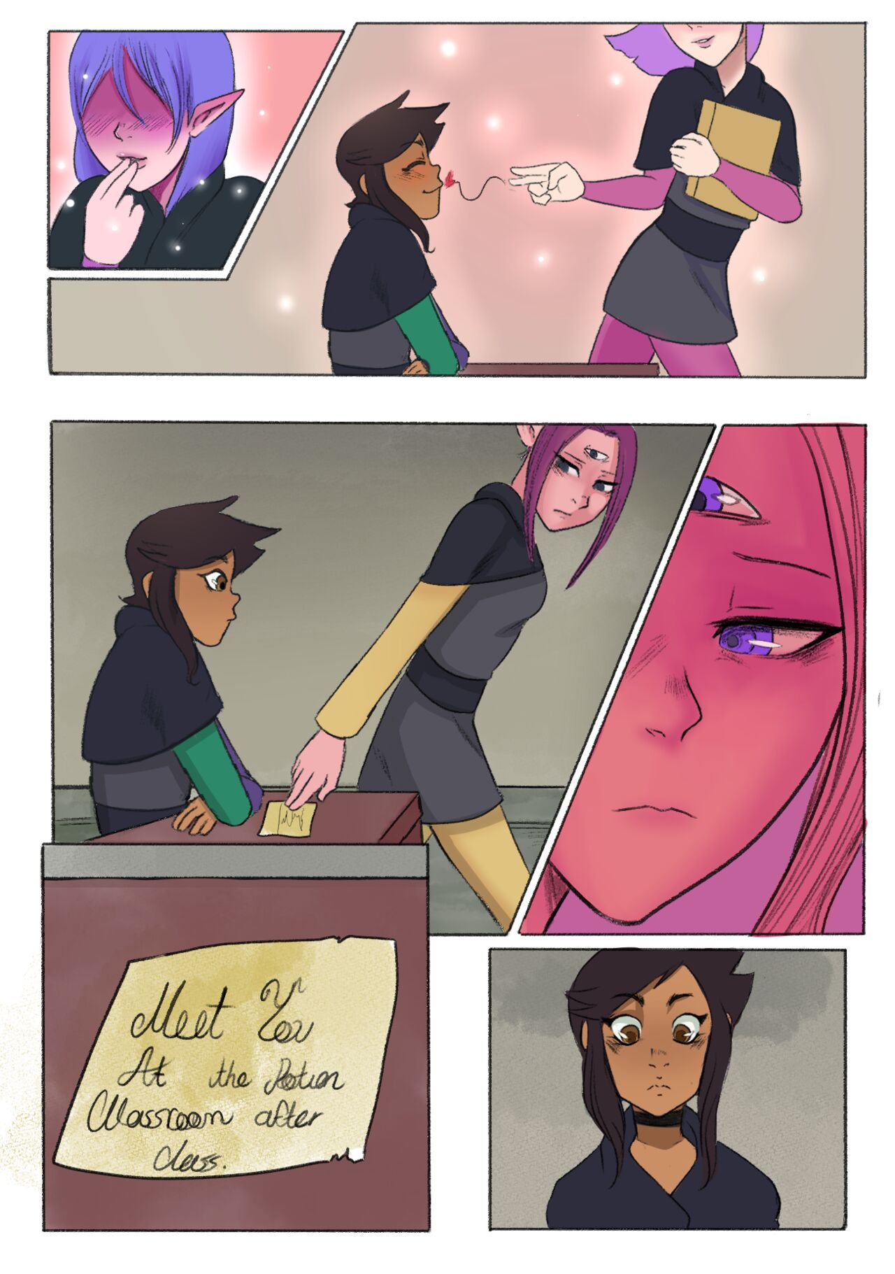 THE OWL HOUSE NTR YURI COMIC - By Shupitu-Laka page 2 full
