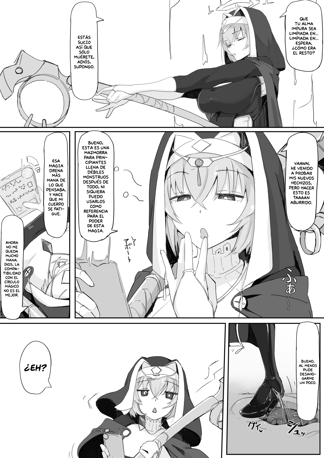 Teikyuu Zako Inma no Shokushu ga Fukai nanode Kankaku Shadan Mahou o Tenkai Shimashita wa!! | ¡¡Los Tentaculos de este Despreciable Íncubo se Sentían Asquerosos, así que me Puse una Magia de Corte Sensorial!! page 3 full