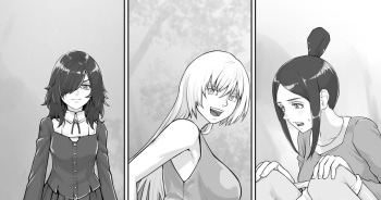 [DODOMESU3SEI] ありがたい岩に女の子たちがおしっこを掛ける話（English Version） (Pixiv Fanbox) cover
