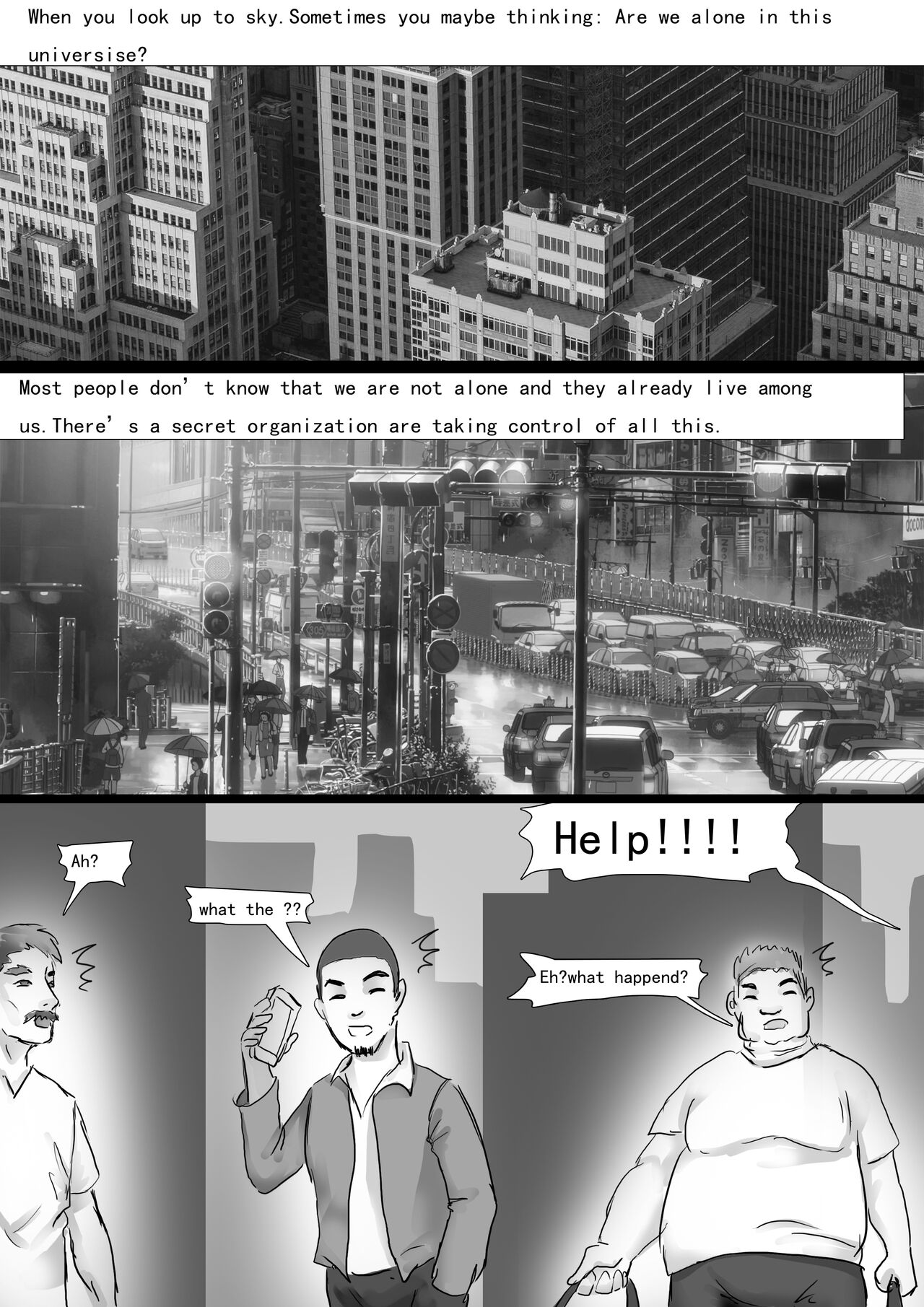 Man in Black page 1 full