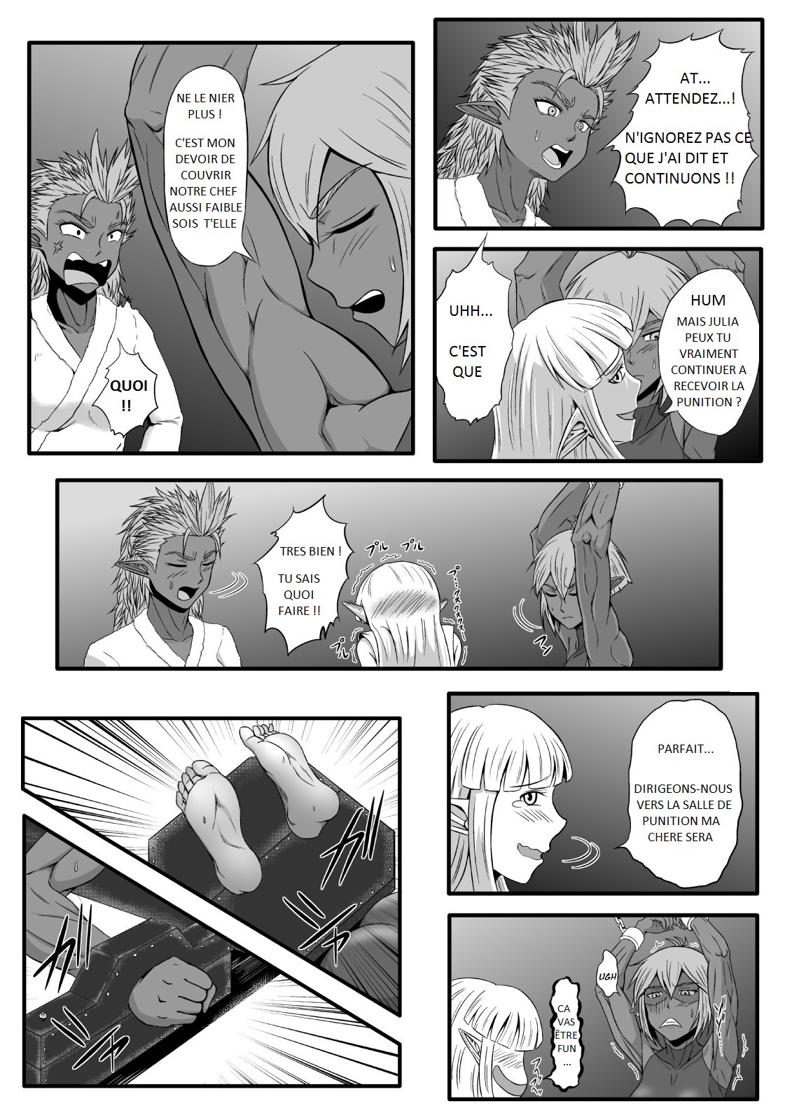 Kusuguri Goumon Taikyuu Hon ~Dark Elf Sokkin Hen~ | Tickling Torture Endurance Book ~Dark Elf Entourage~ page 12 full