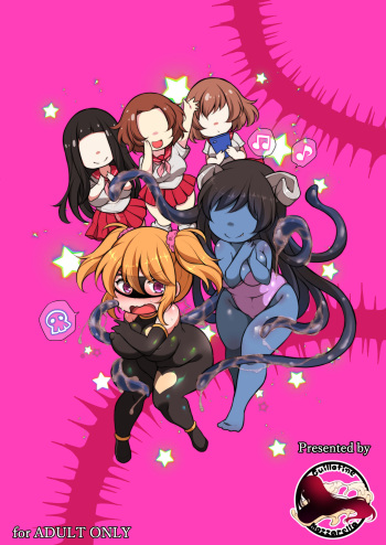 [Guillotine Mozzarella (Gokuraku Jouko)] Futanari Mahou Shoujo Thorn Hoop ~Chinpo nante Maji de Daikirai~ [Digital] cover