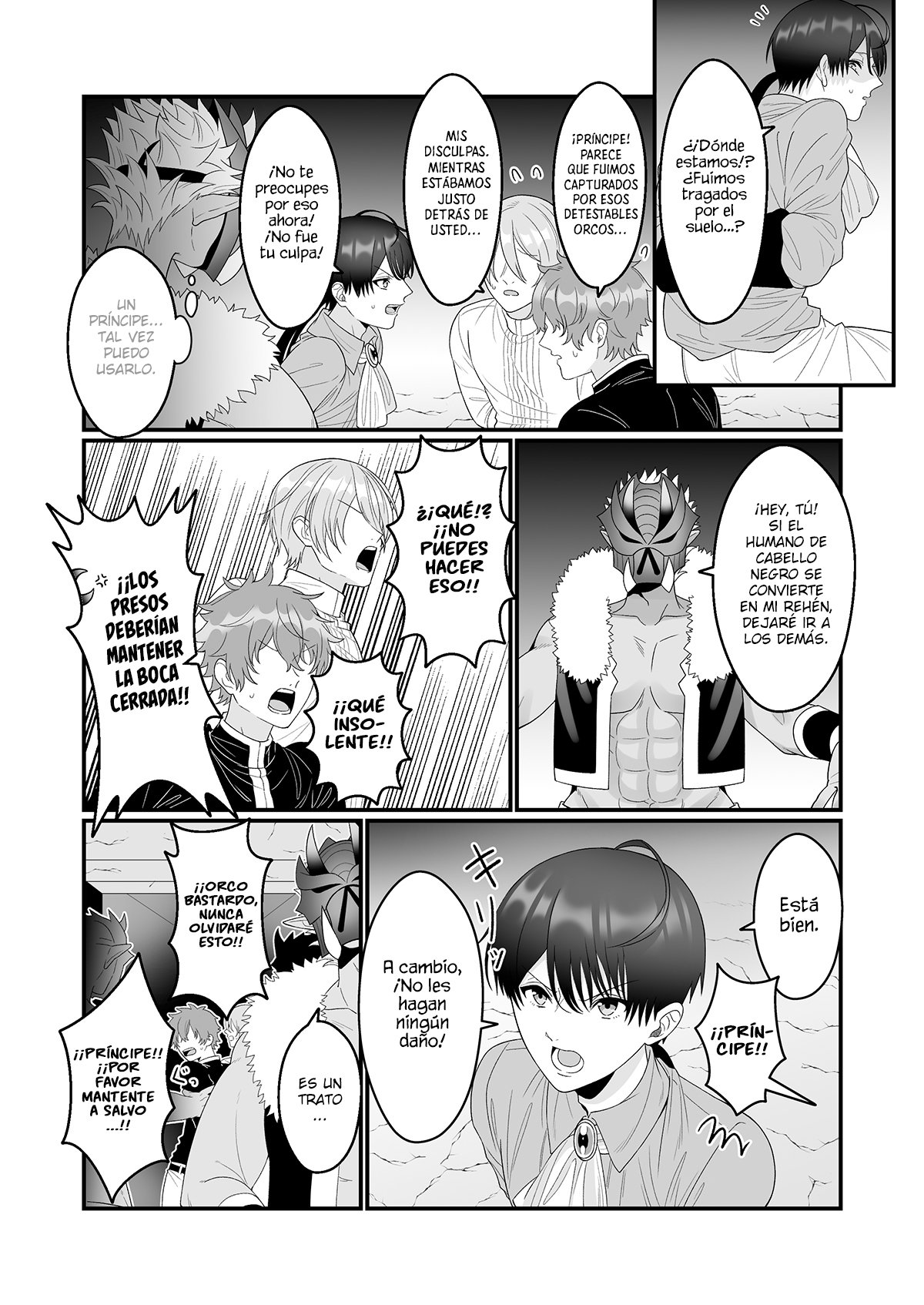 Orc Aite ni Inmon Nashi de Mesu Ochi suru Wake Nai daro | Without a Lewd Crest, There's No Way I'd Be Fem-corrupted by an Orc! page 3 full