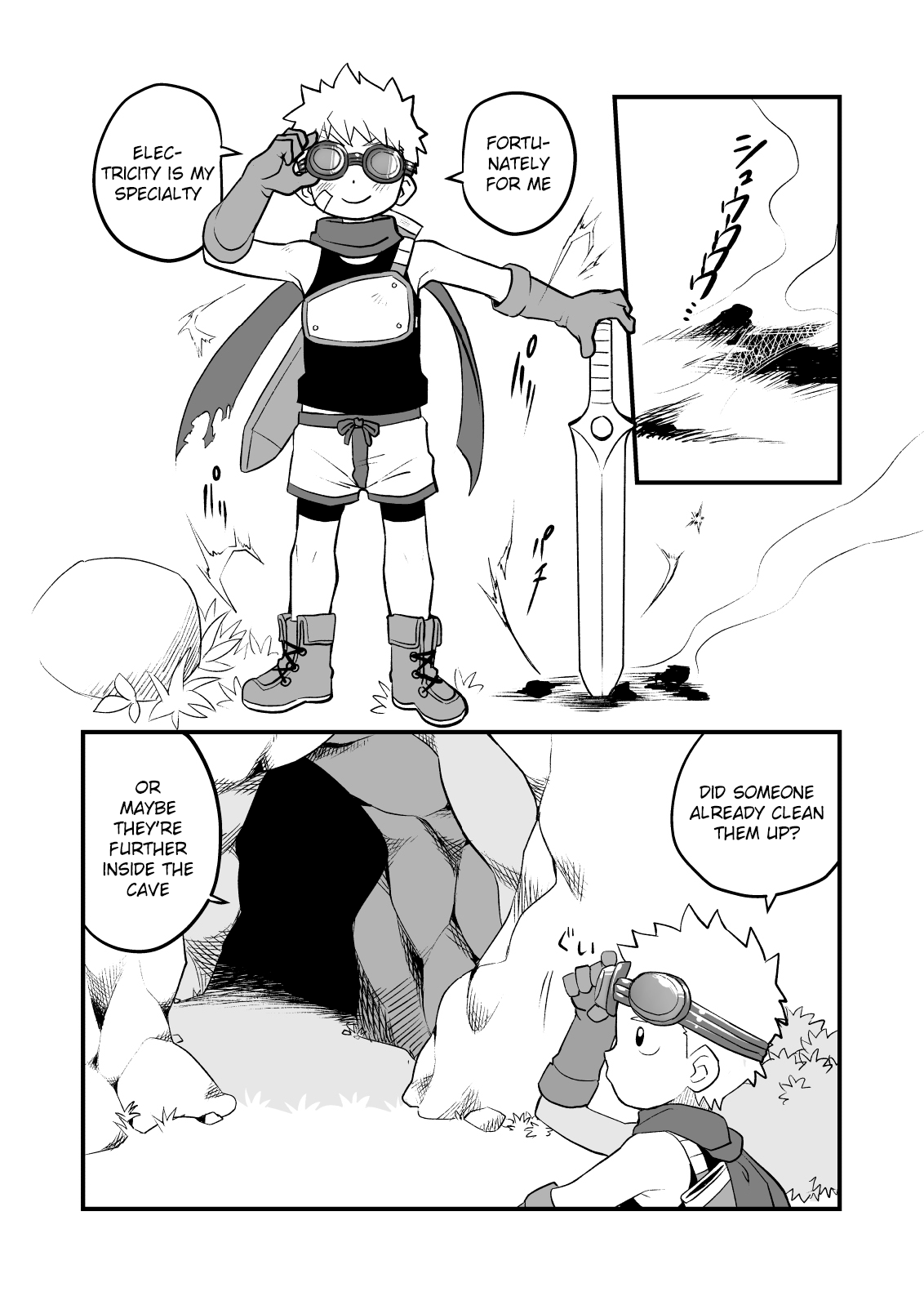 Kakedashi Boukensha Spark-Kun! Vol. 1 page 8 full