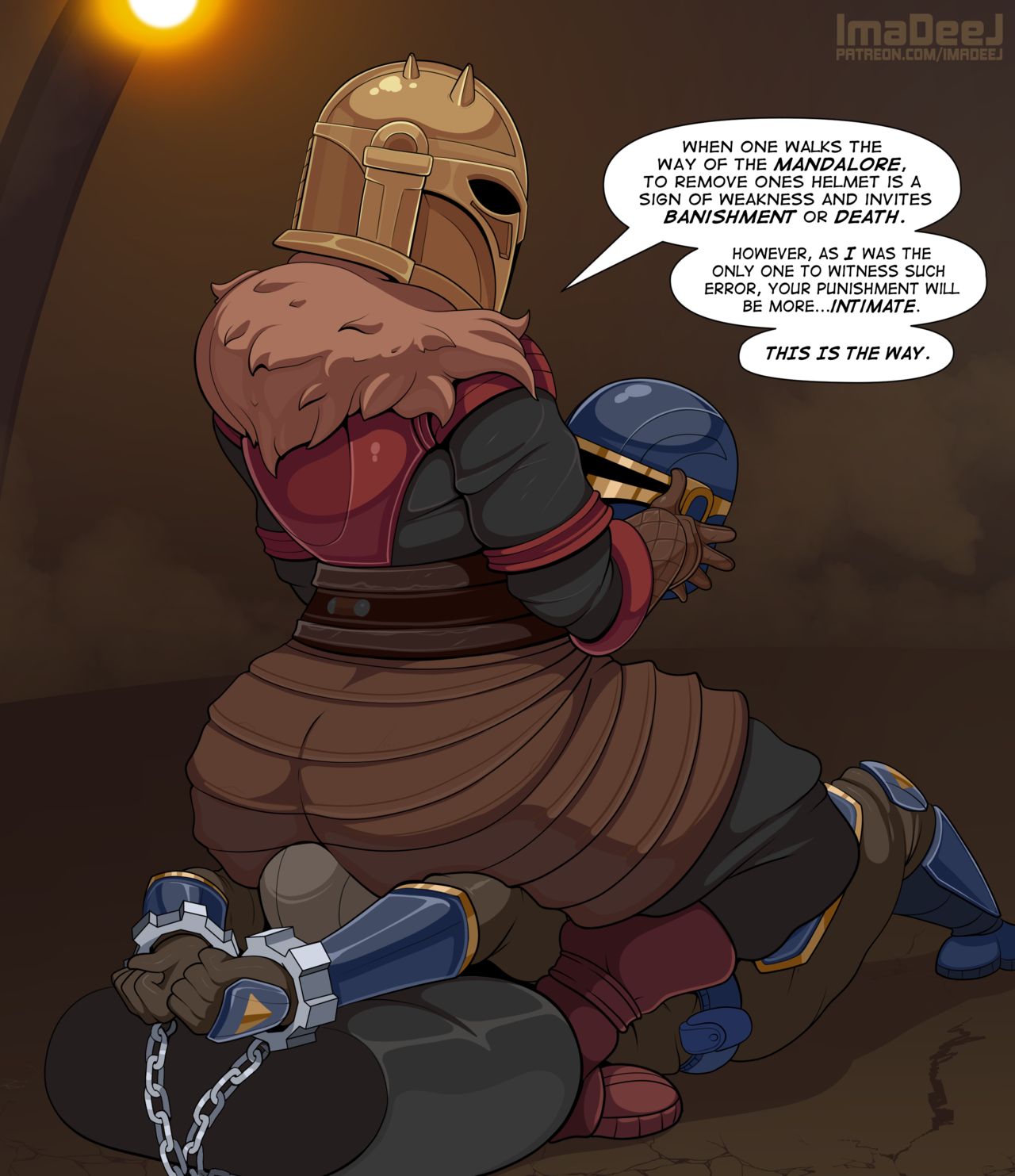The Armorer Facesitting page 1 full