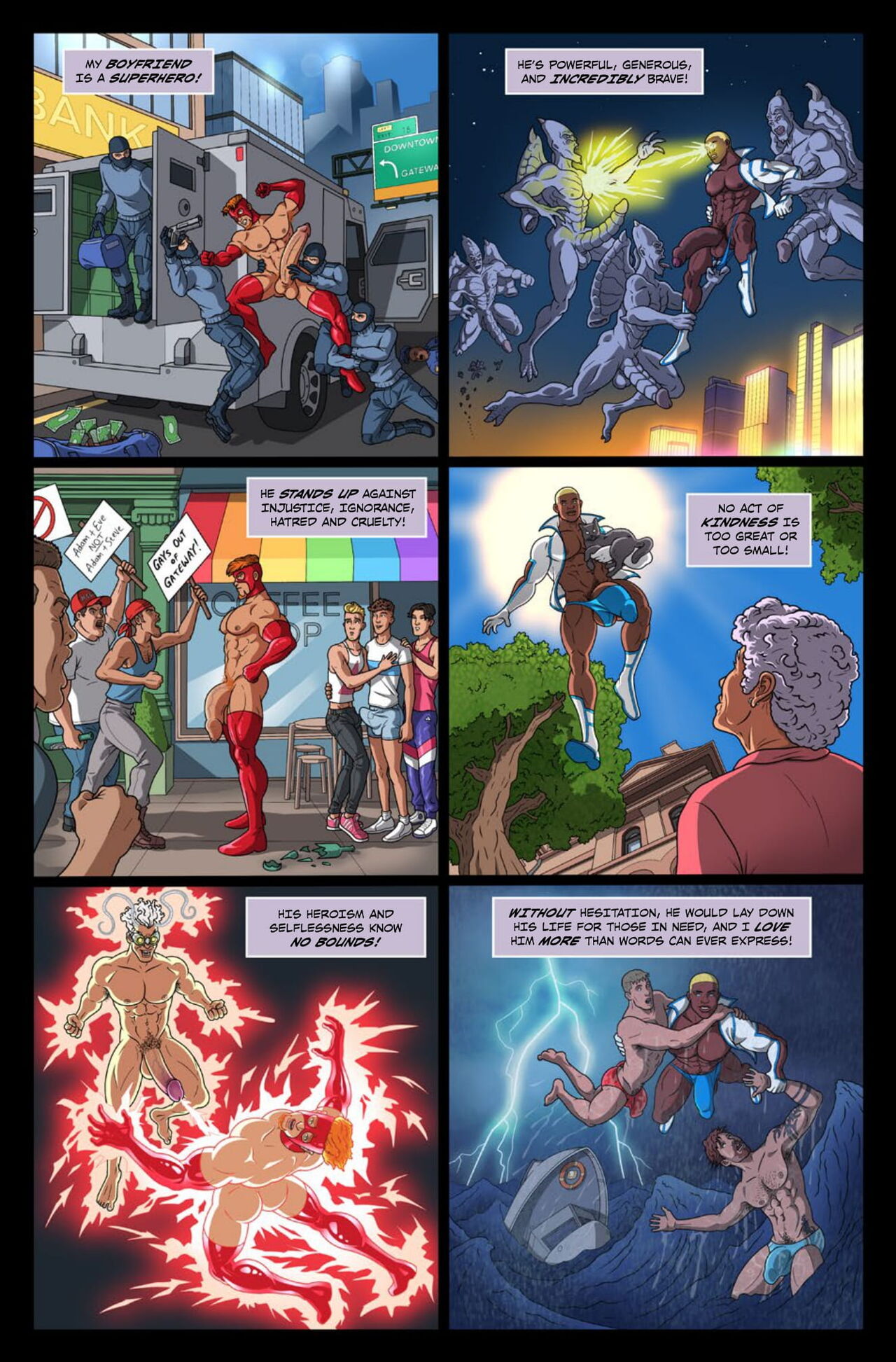 Class Comics My Boyfriend is a Superhero page 3 full