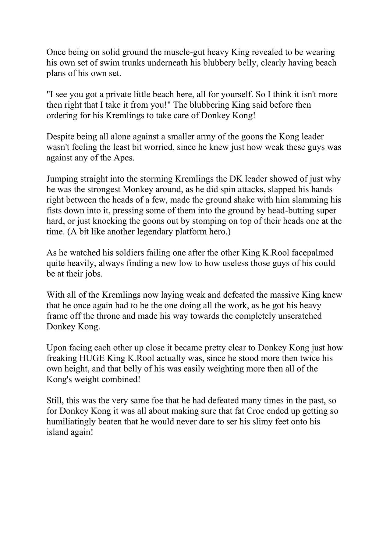 Kong VS K.Rool on the beach! page 3 full