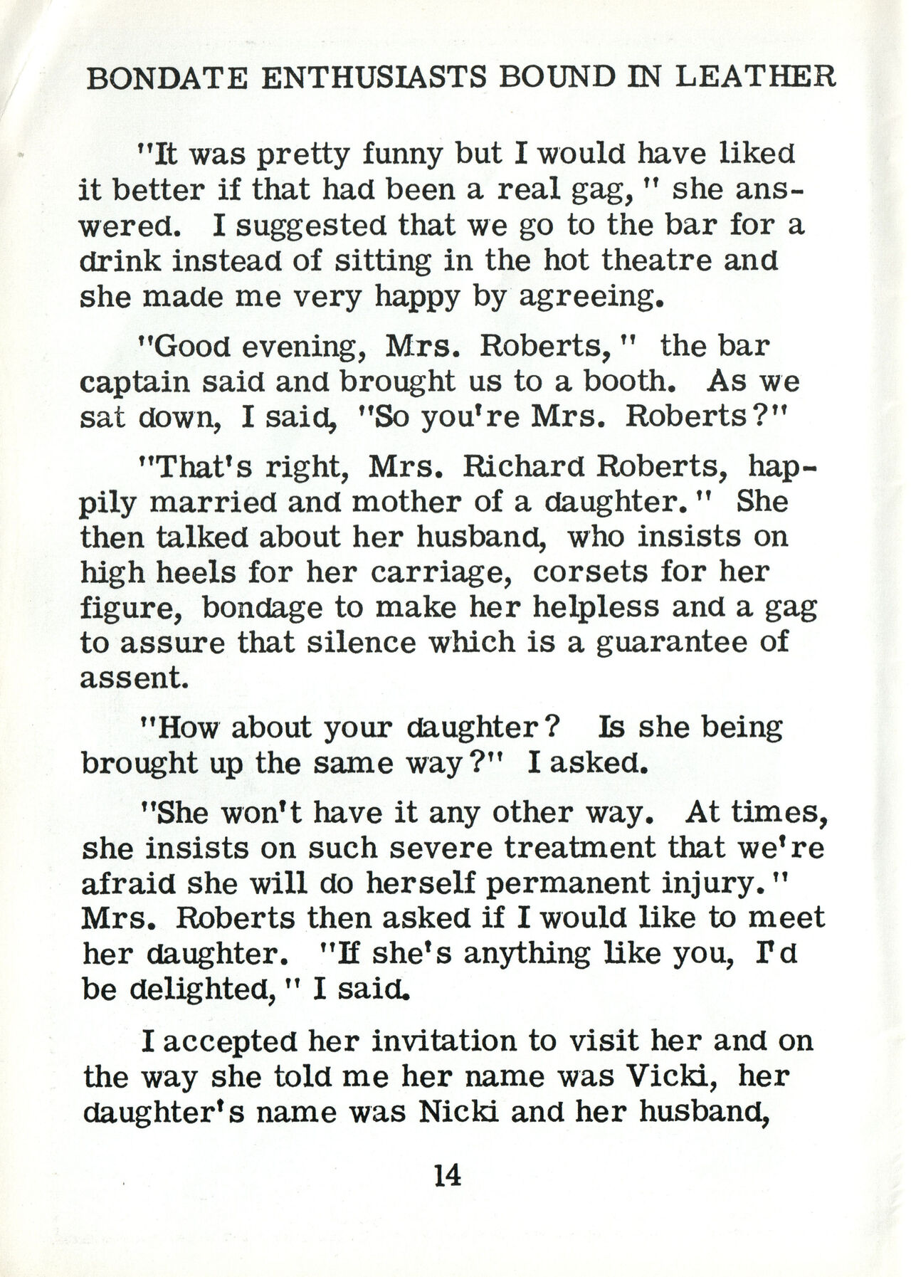 Bondage Enthusiasts Bound in Leather Volume 1 page 12 full