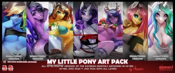 [Aomori] MLP art bundle (MLP-FiM) [core content only] cover