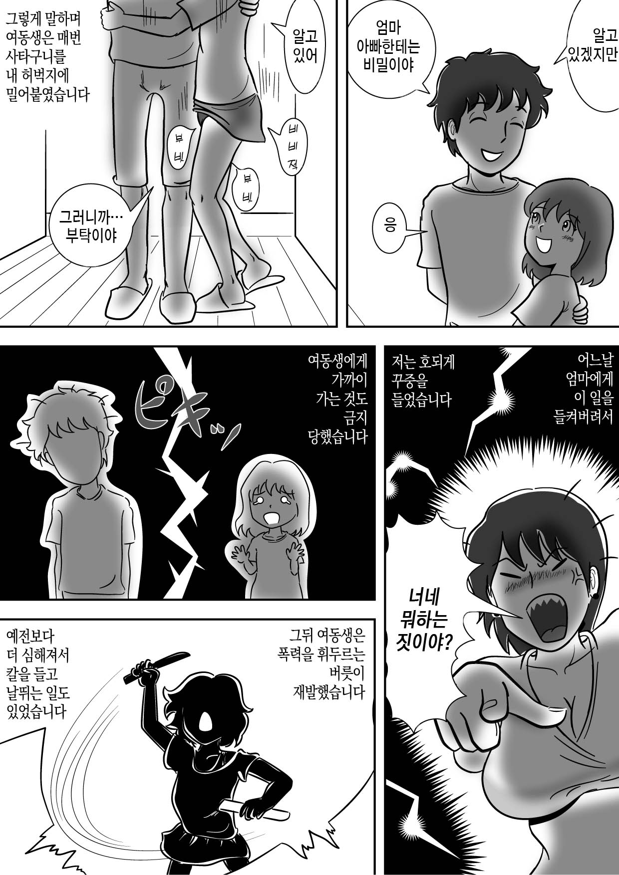 Imouto no Onanii o Tetsudau Ani Sore o Mimamoru Haha | 여동생의 자위를 돕는 오빠 그것을 지켜보는 엄마 page 12 full