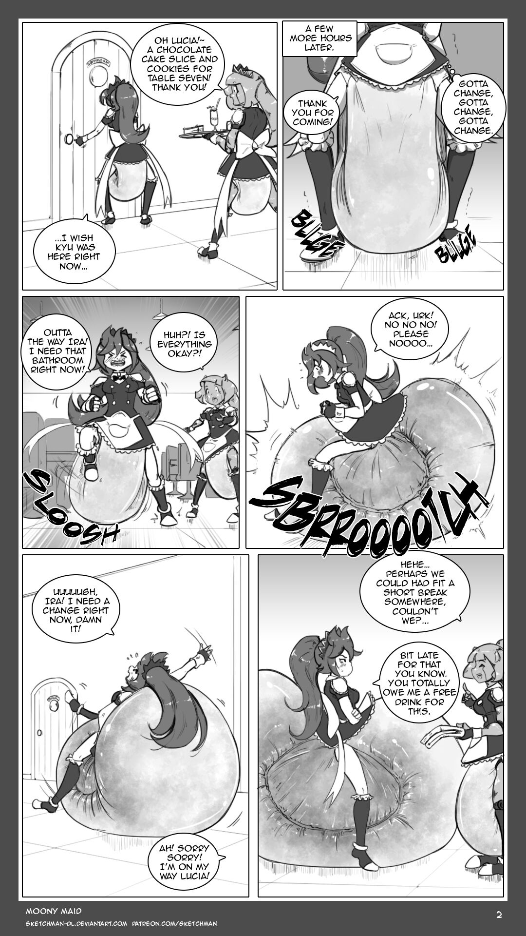 Commission: Moony maid page 2 full