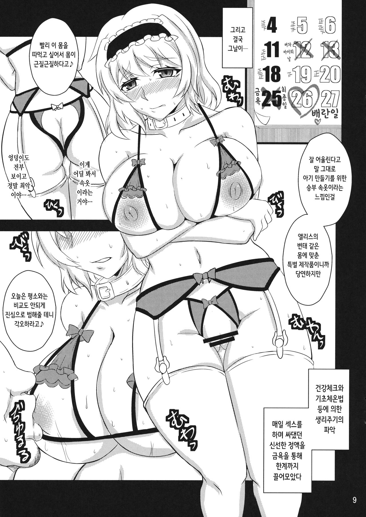 Ningyou Shoujo no Otoshikata | 인형 소녀를 타락시키는 방법 ~앨리스 마가트로이드 능욕 조교 수정 회상록~ page 9 full