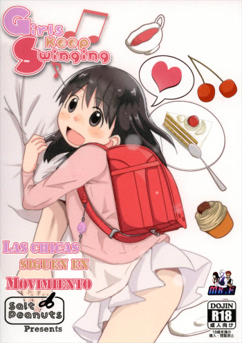 (SUPER26) [Salt Peanuts (Niea)] Girls keep Swinging (Yotsubato!) [Spanish] [Colorized] cover
