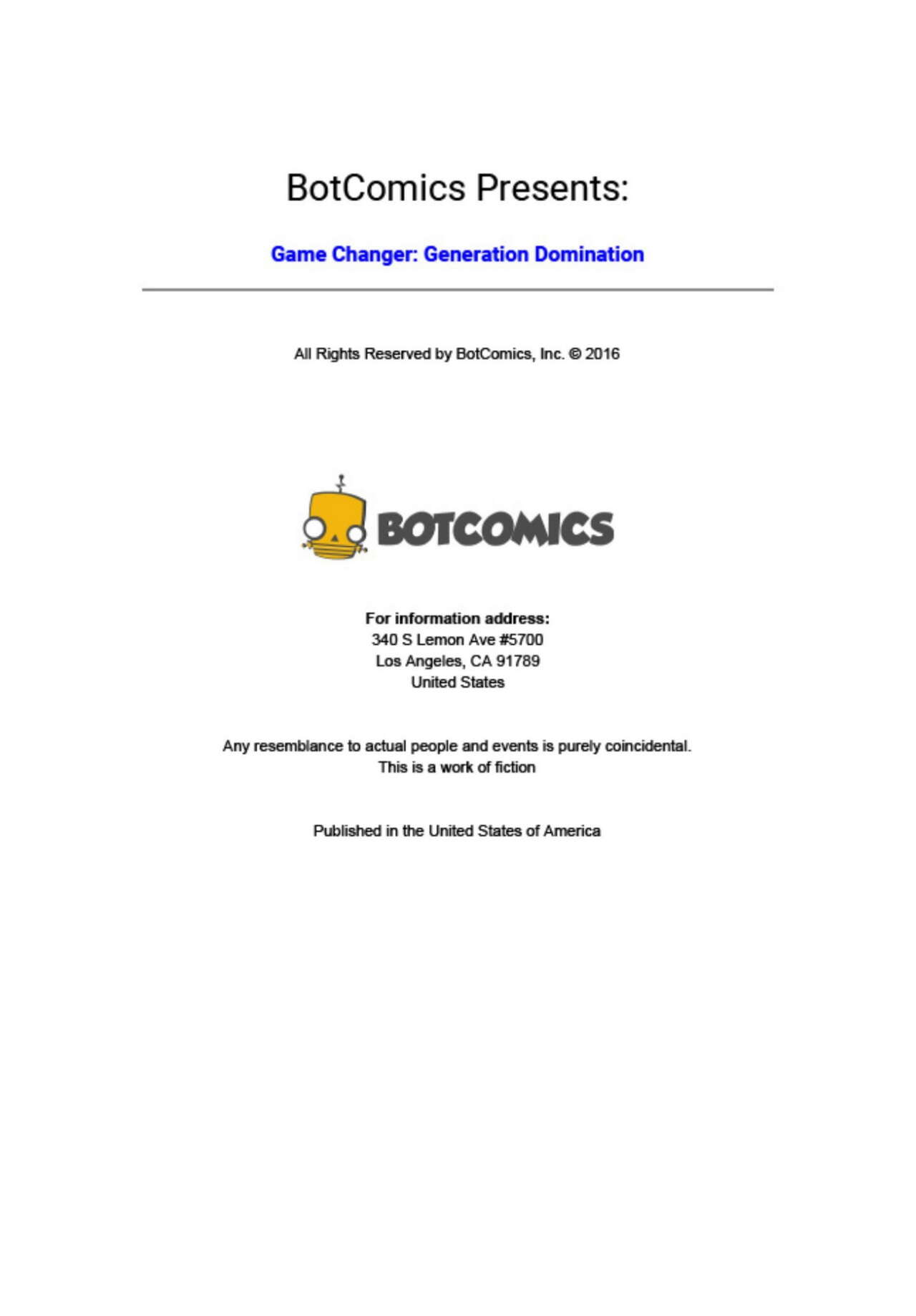 BotComics - Game Changer - Generation Domination page 2 full