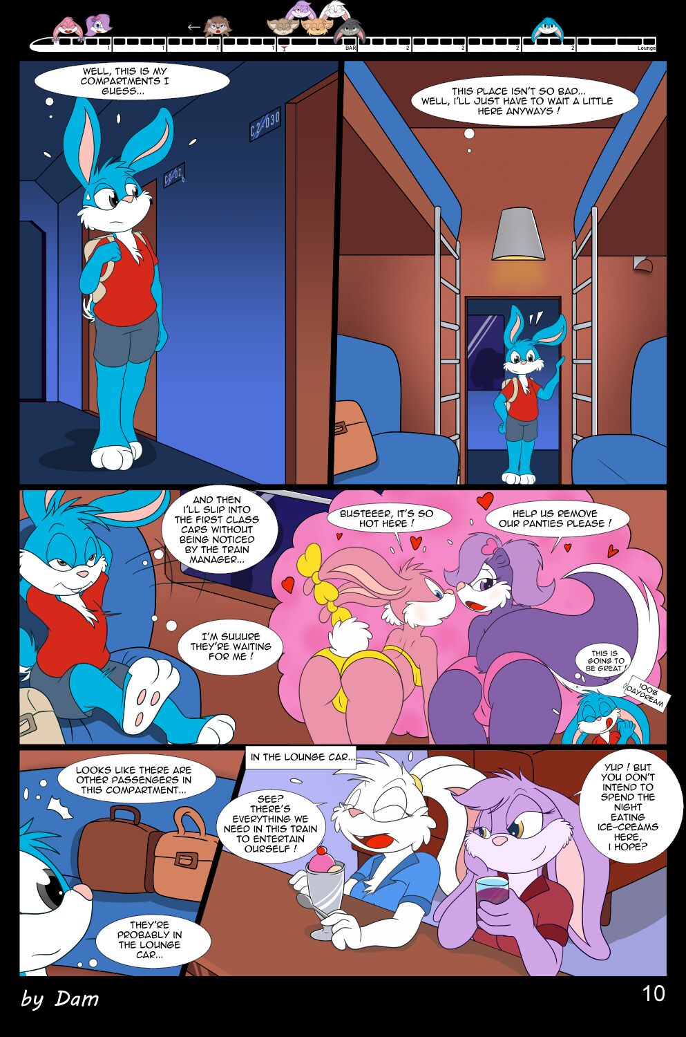 Toons on a train - english page 10 full