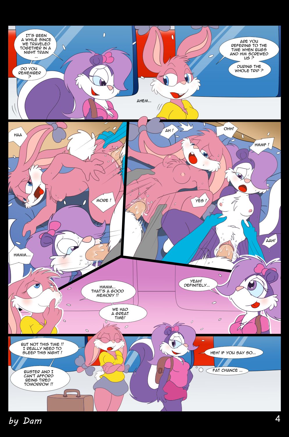 Toons on a train - english page 4 full