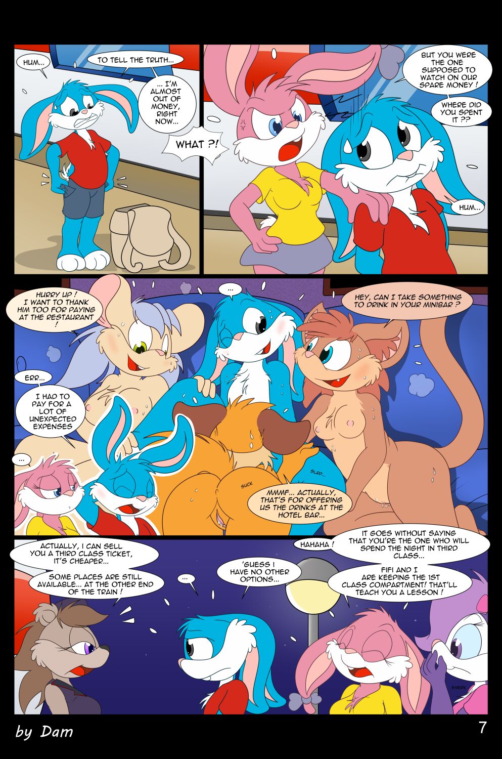 Toons on a train - english page 7 full