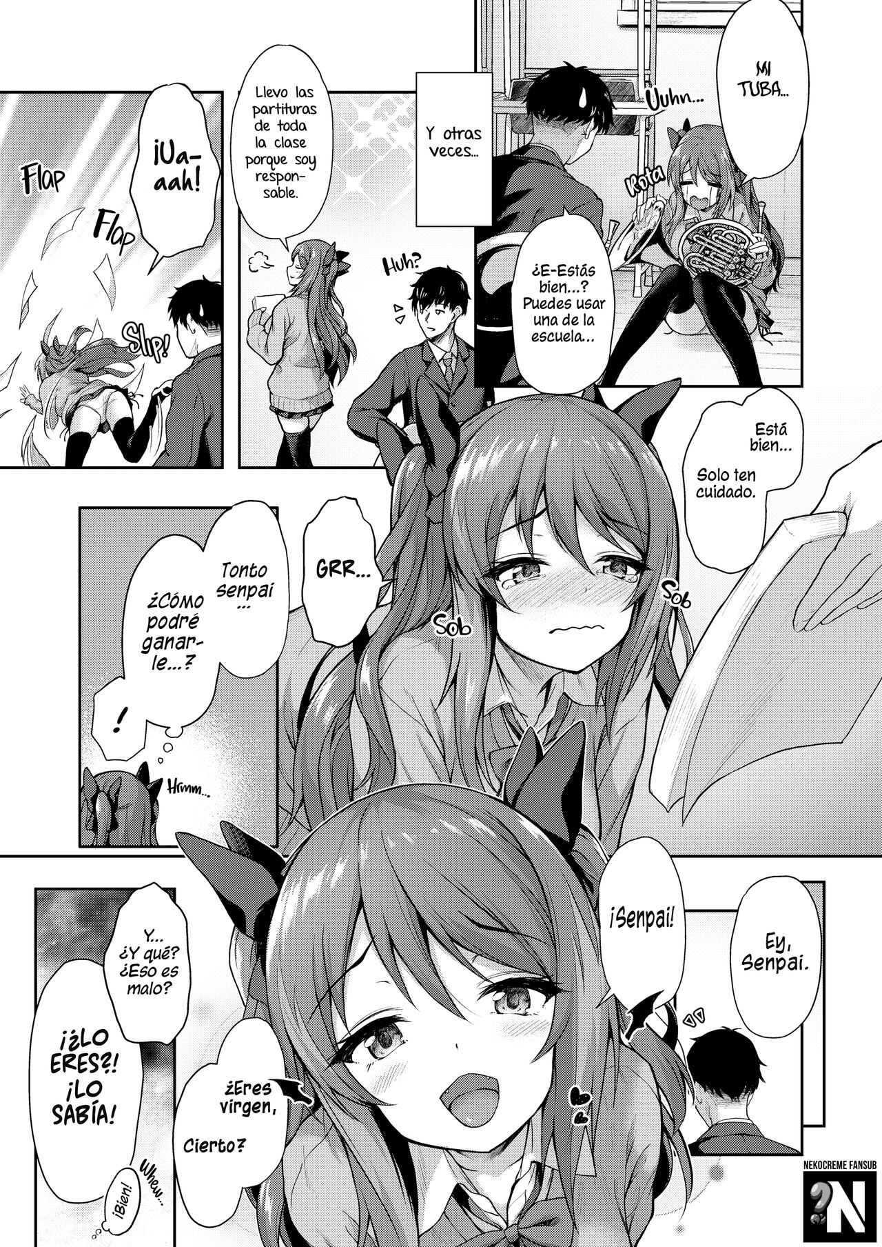 Kouhai wa Koakumama!? | ¡Mi Compañera de Club es una Pequeña Diablilla! page 8 full