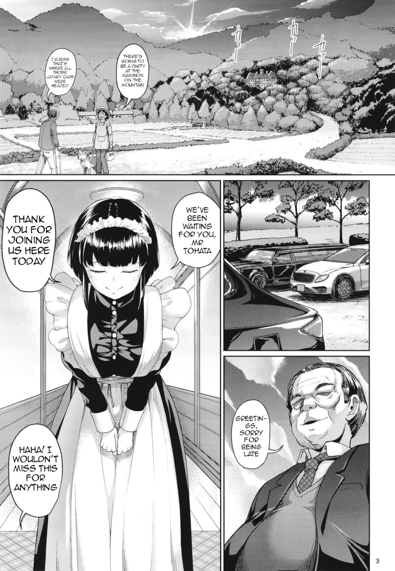 Oyashiki no Hi 3 | A Day At The Mansion 3 page 2 full