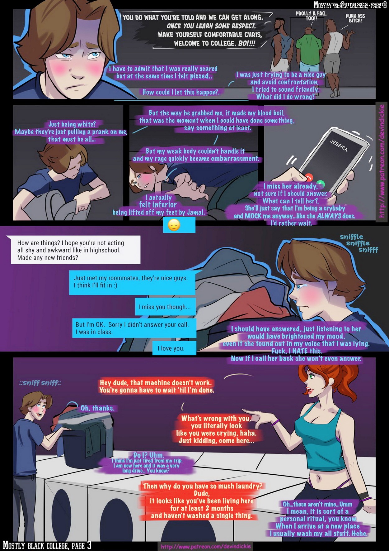 Devin Dickie - Mostly Black College 1 page 4 full