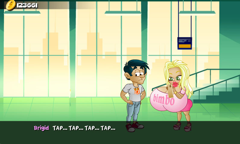Hungry Girls Game: Brigid's Bubbly Bimbofication #2 page 5 full