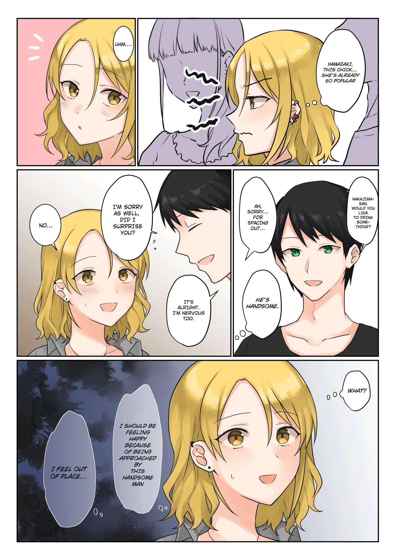 1RT de Nakawarui Nonke Joshi-tachi ga 1-byou Kiss suru Series - Tsukiatte Kudasai! page 4 full