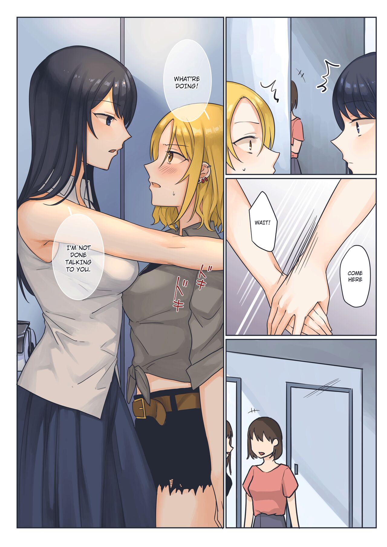 1RT de Nakawarui Nonke Joshi-tachi ga 1-byou Kiss suru Series - Tsukiatte Kudasai! page 7 full